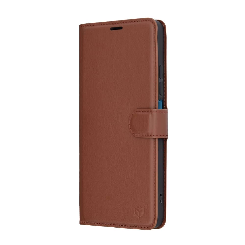 Techsuit Leather Folio - θήκη για Xiaomi Redmi 14C - Καφέ 4
