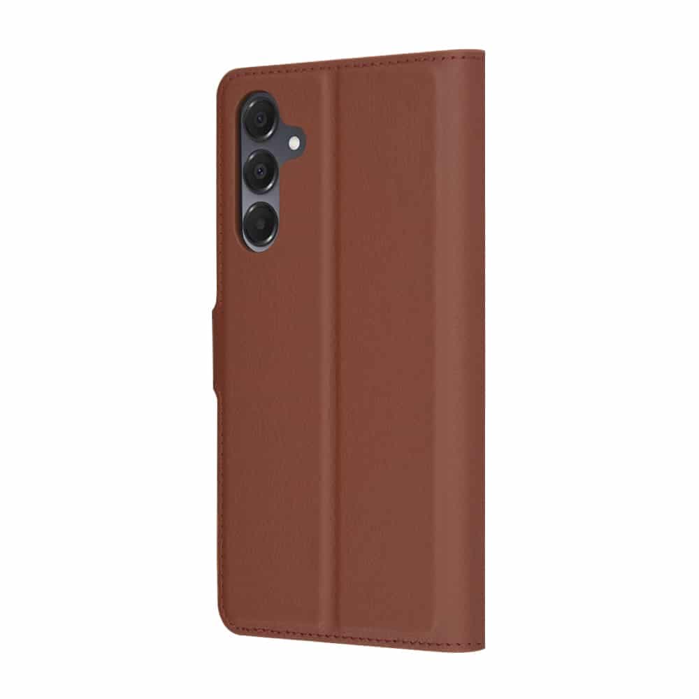 Techsuit Leather Folio - θήκη για Samsung Galaxy A16 5G - Καφέ 5