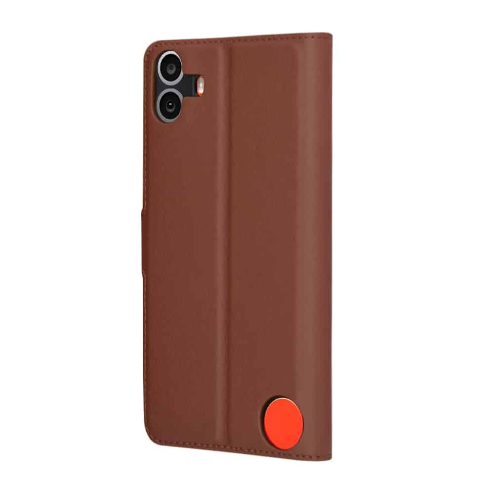Techsuit Leather Folio - θήκη για Nothing CMF Phone 1 - Γκρι 5