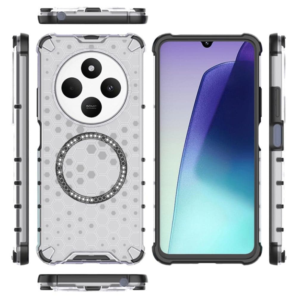 Techsuit HoneyComb Shield - θήκη για Xiaomi Redmi 14C / Poco C75 - Λευκό 5
