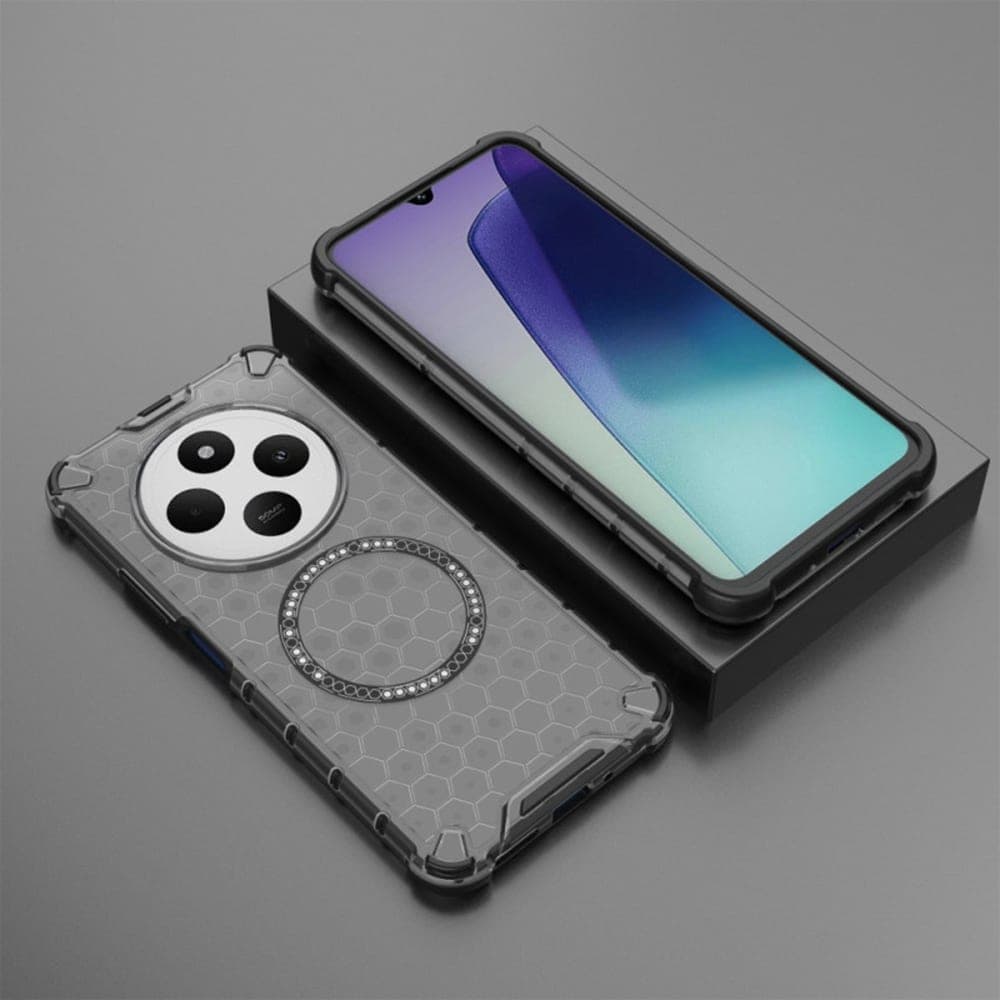 Techsuit HoneyComb Shield - θήκη για Xiaomi Redmi 14C / Poco C75 - Μαύρο 6