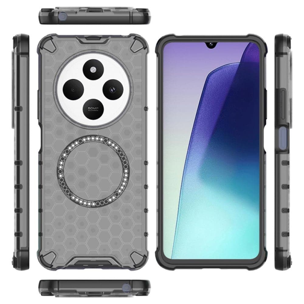Techsuit HoneyComb Shield - θήκη για Xiaomi Redmi 14C / Poco C75 - Μαύρο 5