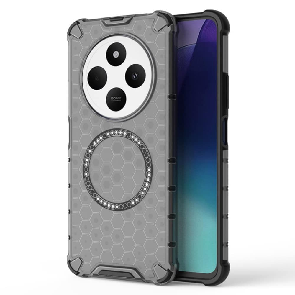 Techsuit HoneyComb Shield - θήκη για Xiaomi Redmi 14C / Poco C75 - Μαύρο