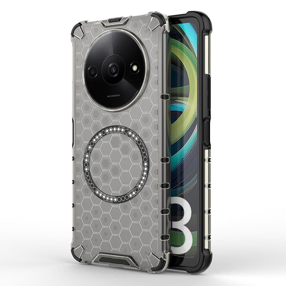 Techsuit HoneyComb Shield - θήκη για Xiaomi Redmi A3 / A3x - Μαύρο