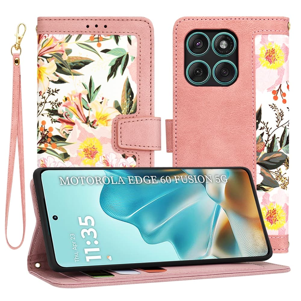 Techsuit FlipCraft - θήκη για Motorola Edge 60 / Fusion - Ροζ