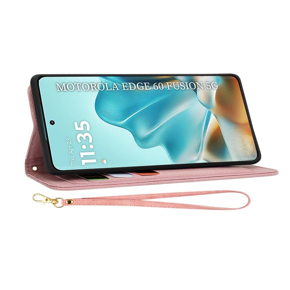 Techsuit FlipCraft - θήκη για Motorola Edge 60 / Fusion - Ροζ 5