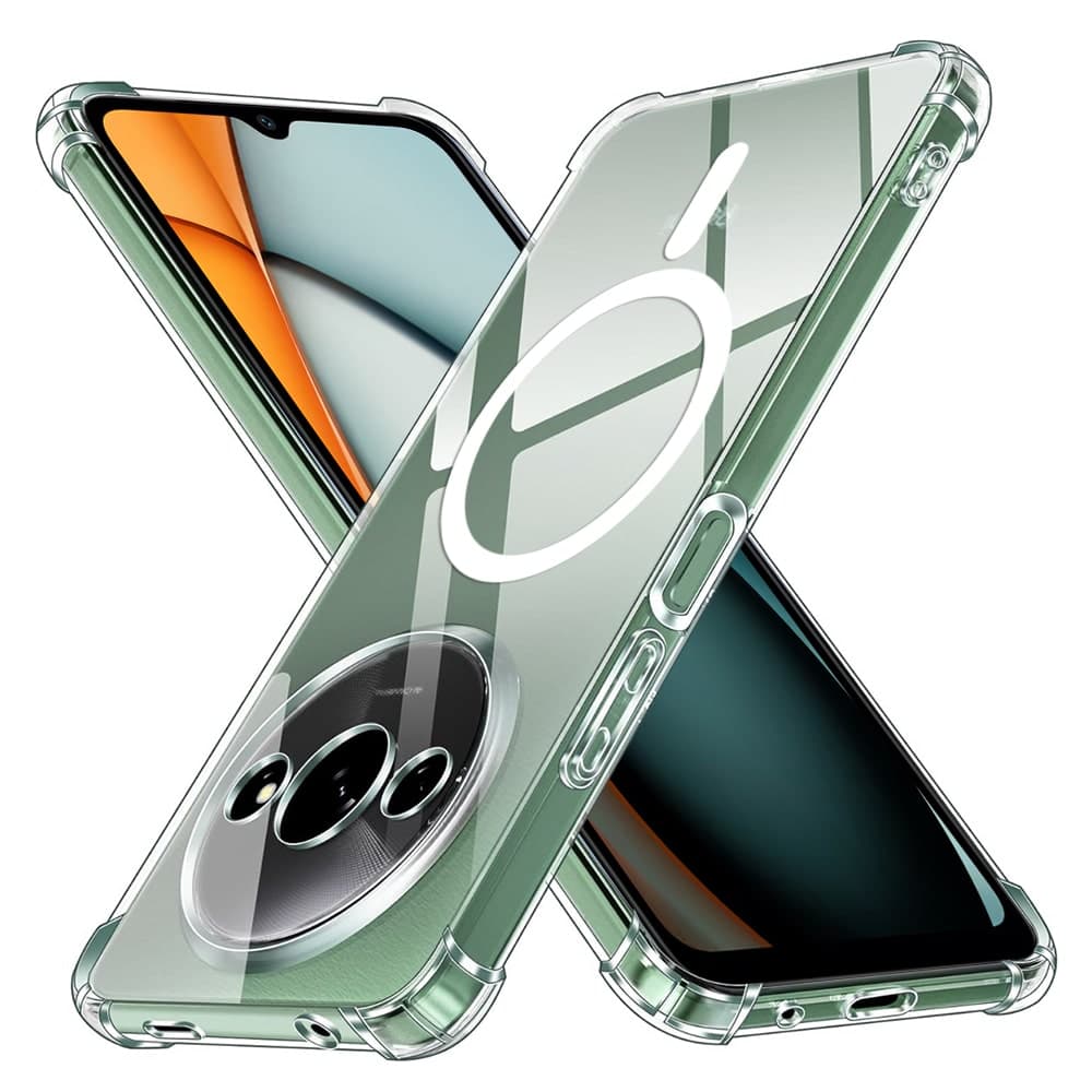 Techsuit Shockproof Clear Silicone MagSafe - θήκη για Xiaomi Redmi A3 - Διάφανο