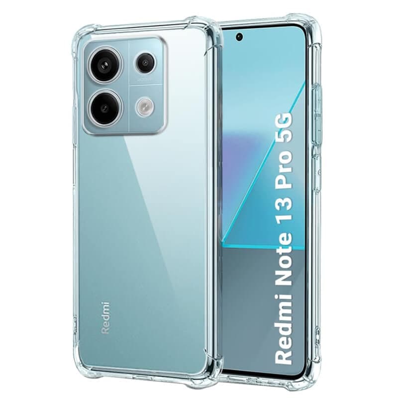 Techsuit Shockproof Clear Silicone - Xiaomi Redmi Note 13 Pro / Poco X6 - Διάφανο