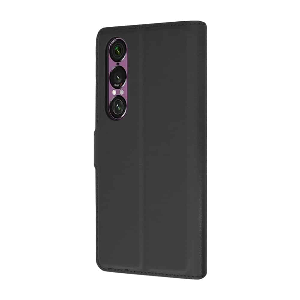 Techsuit Leather Folio - θήκη για Sony Xperia 1 VI - Μαύρο 5