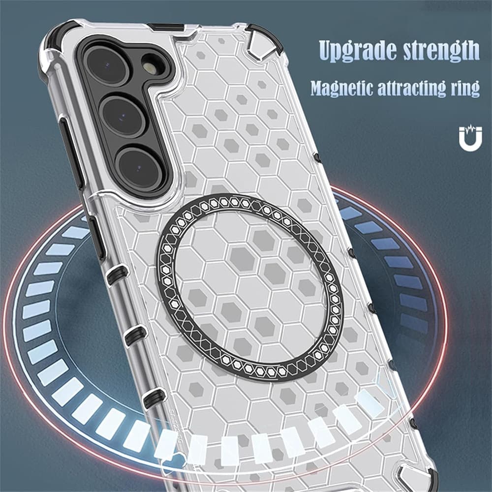 Techsuit HoneyComb Shield - θήκη για Honor Magic7 Lite / X9c - Λευκό 6