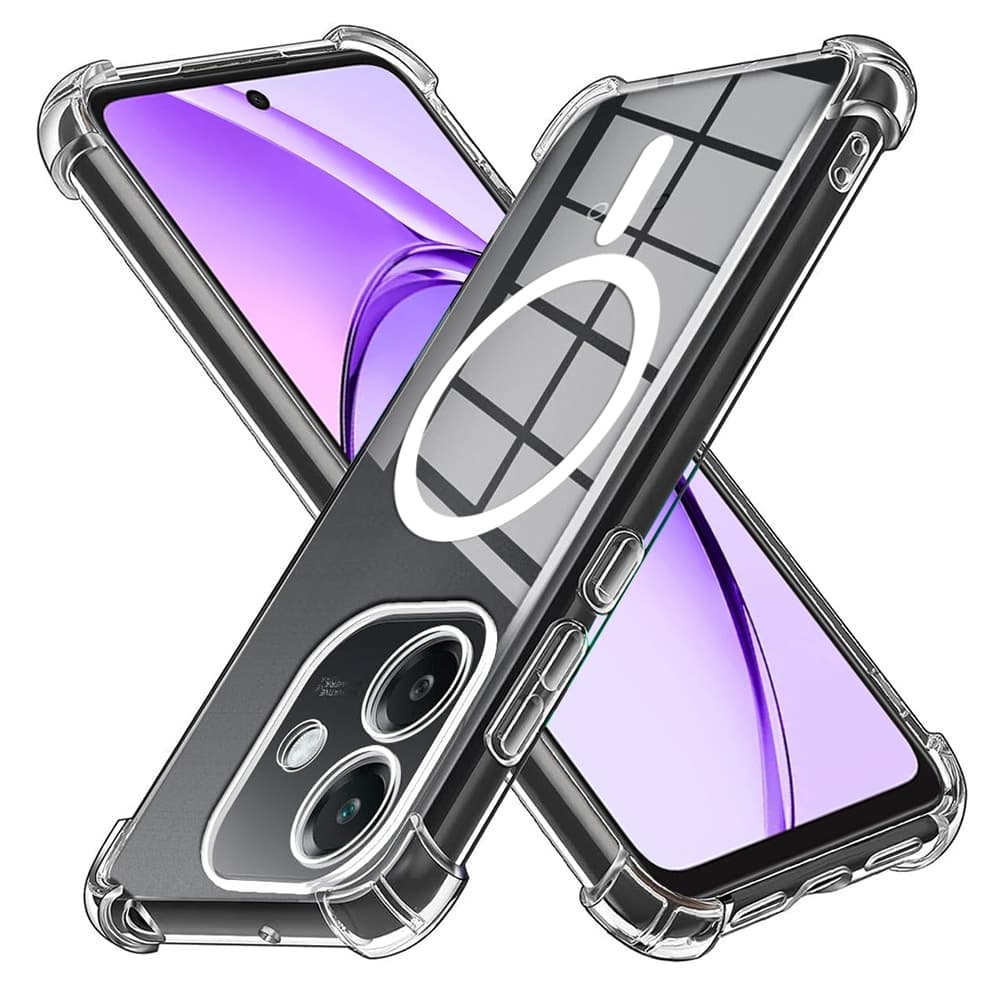 Techsuit Shockproof Clear Silicone MagSafe - θήκη για Oppo A40 4G - Διάφανο