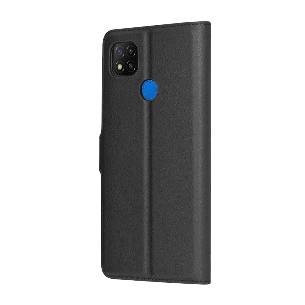 Techsuit Leather Folio - θήκη για Xiaomi Redmi 9C / NFC - Μαύρο 5