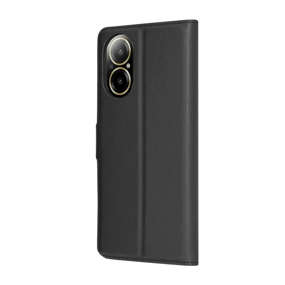 Techsuit Leather Folio - θήκη για Realme C67 / 4G - Μαύρο 5