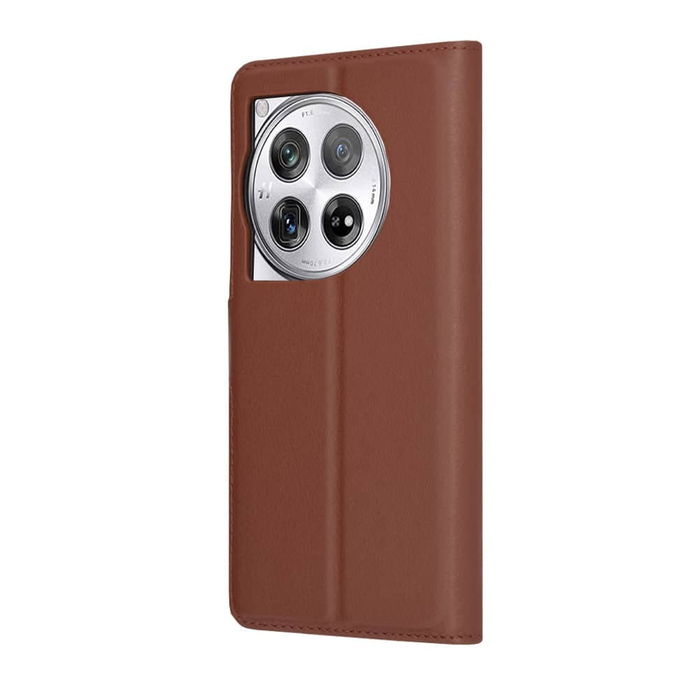 Techsuit Leather Folio - Oneplus 12 - Καφέ 5