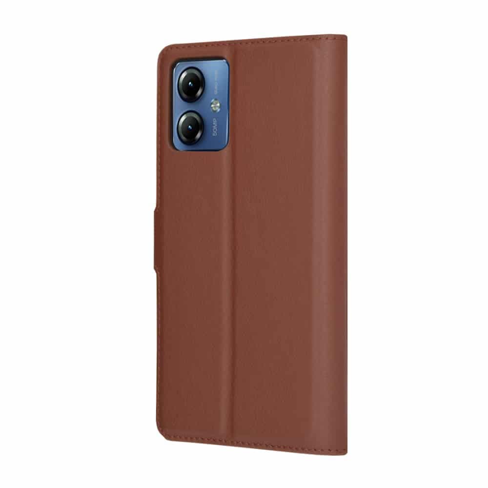 Techsuit Leather Folio - θήκη για Motorola Moto G14 - Πολύχρωμο 5
