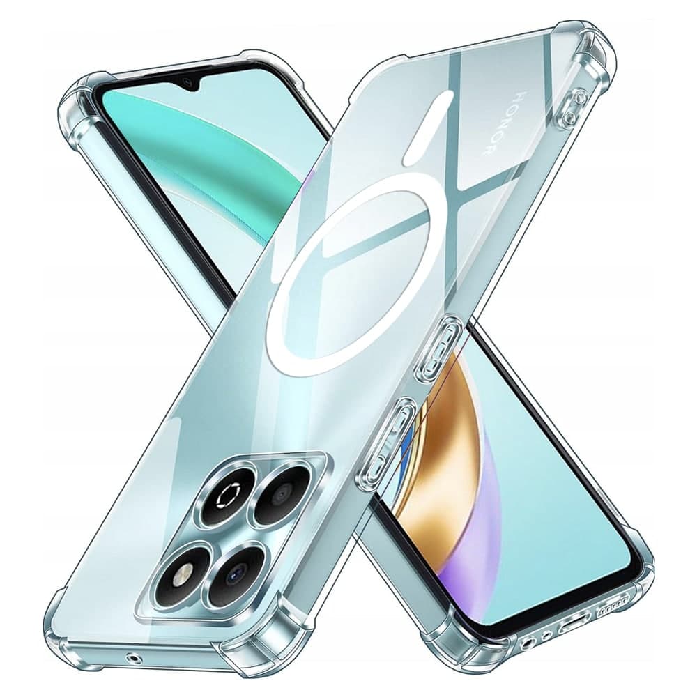 Techsuit Shockproof Clear Silicone MagSafe - θήκη για Honor X6b - Διάφανο