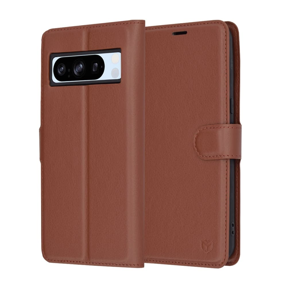 Techsuit Leather Folio - θήκη για Google Pixel 8 Pro - Γκρι