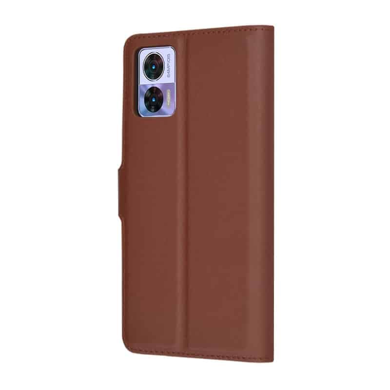 Techsuit Leather Folio - θήκη για Motorola Edge 30 Neo - Γκρι 5