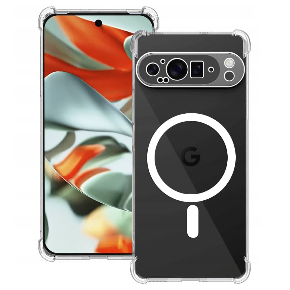 Techsuit Shockproof Clear Silicone MagSafe - θήκη για Google Pixel 9 Pro XL - Διάφανο