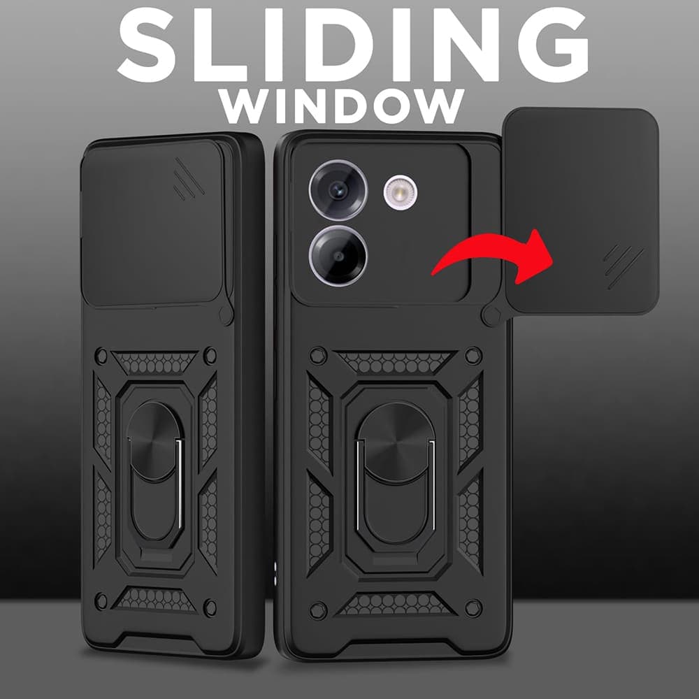Techsuit CamShield Series - θήκη για Samsung Galaxy M56 - Μαύρο 6