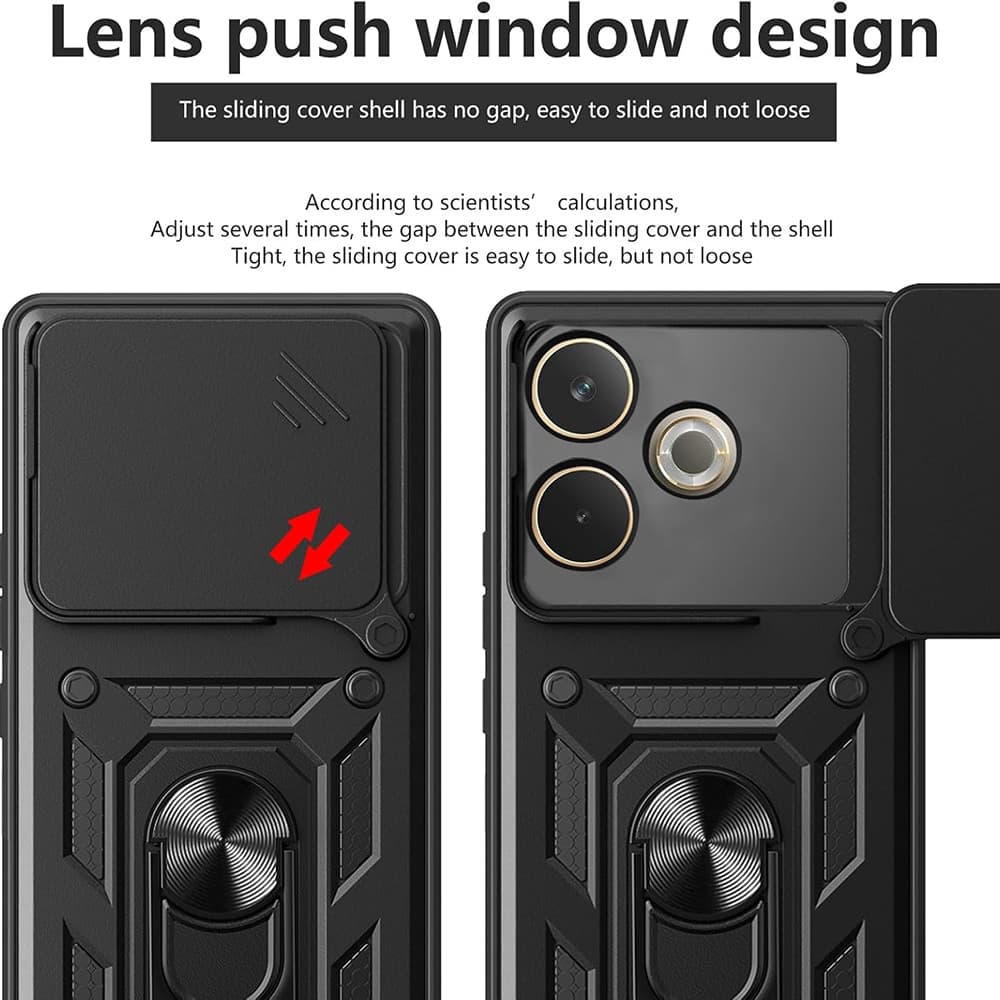 Techsuit CamShield Series - θήκη για Oppo A5 Pro 4G - Μαύρο 6