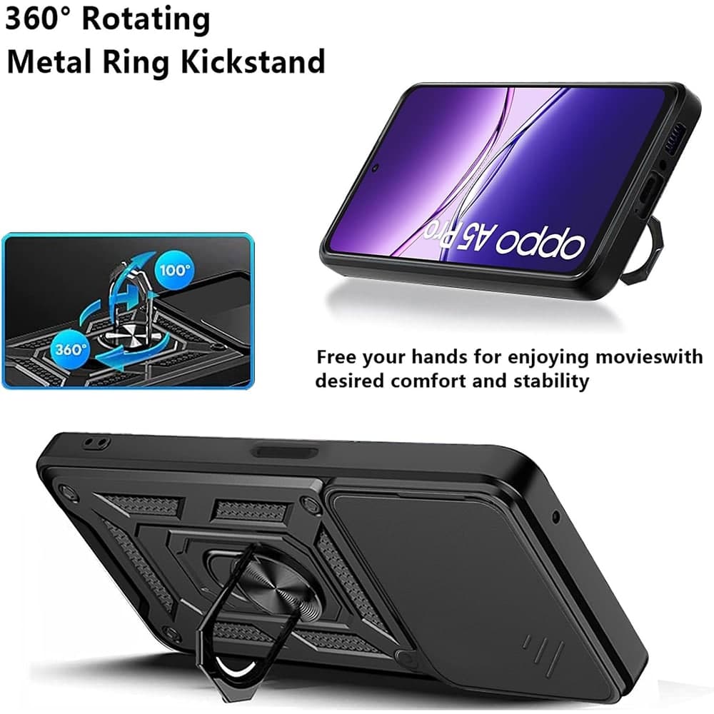 Techsuit CamShield Series - θήκη για Oppo A5 Pro 4G - Μαύρο 4