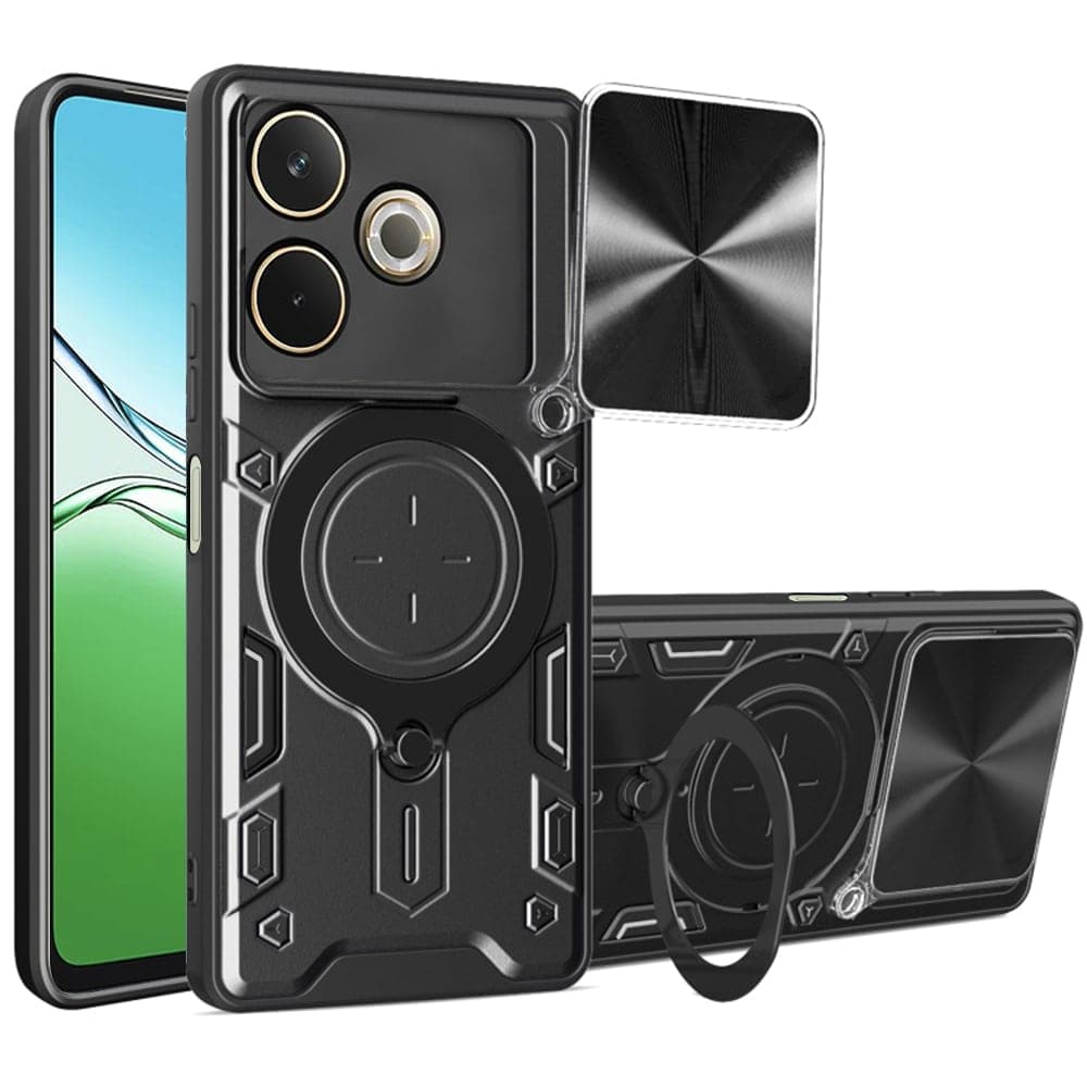 Techsuit CamGuard Pro - θήκη για Oppo A5 Pro / 4G 5G - Μαύρο