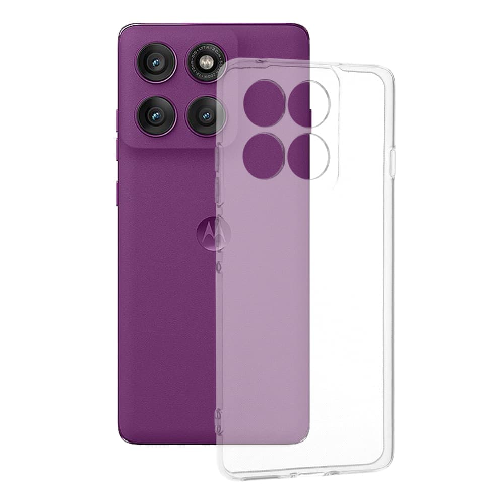 Techsuit Clear Silicone - θήκη για Motorola Edge 60 Pro - Διάφανο