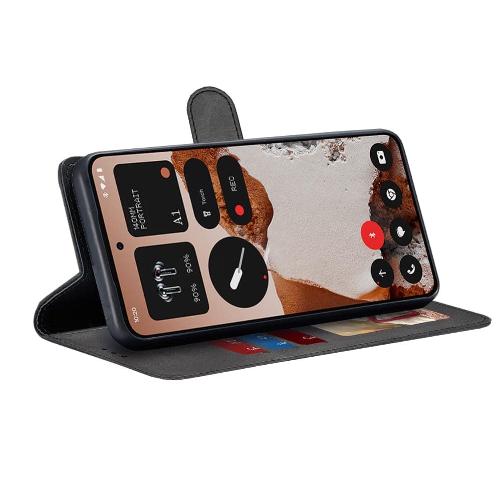 Techsuit Diary Book - θήκη για Nothing CMF Phone 2 Pro - Μαύρο 2