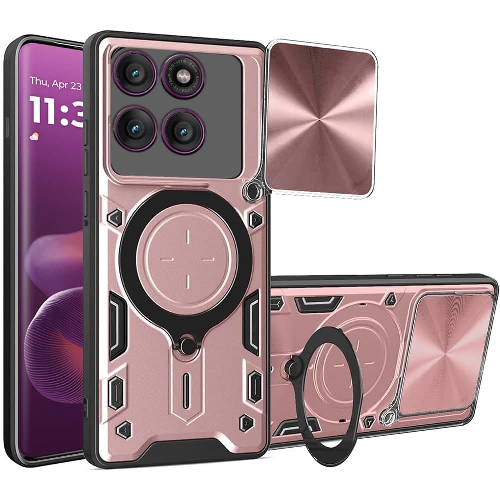 Techsuit CamGuard Pro - θήκη για Motorola Edge 60 Pro - Ροζ