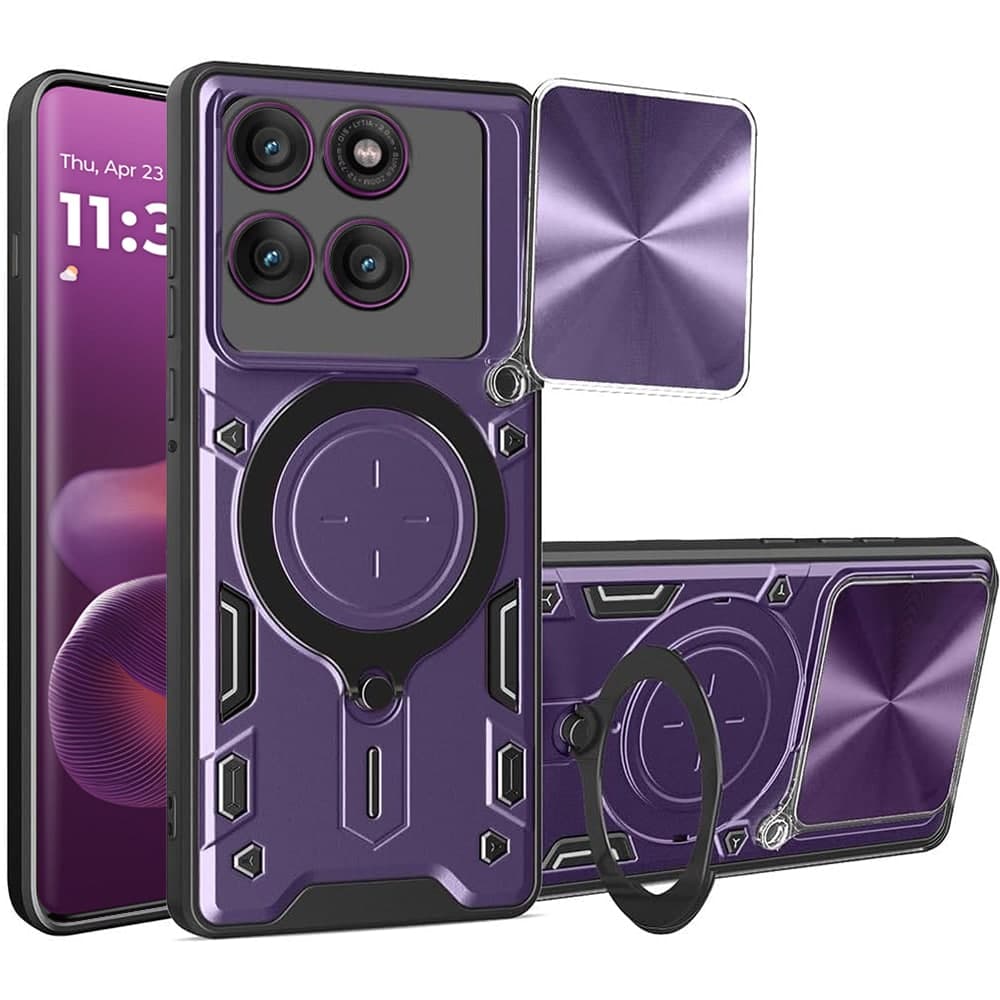 Techsuit CamGuard Pro - θήκη για Motorola Edge 60 Pro - Μωβ