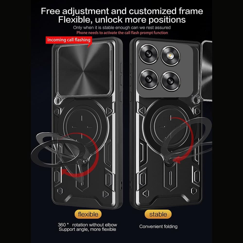 Techsuit CamGuard Pro - θήκη για Motorola Edge 60 Pro - Μπλε 2
