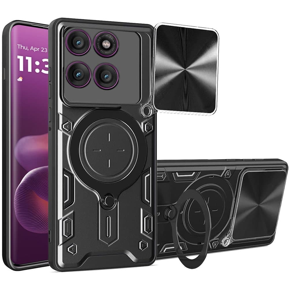 Techsuit CamGuard Pro - θήκη για Motorola Edge 60 Pro - Μαύρο