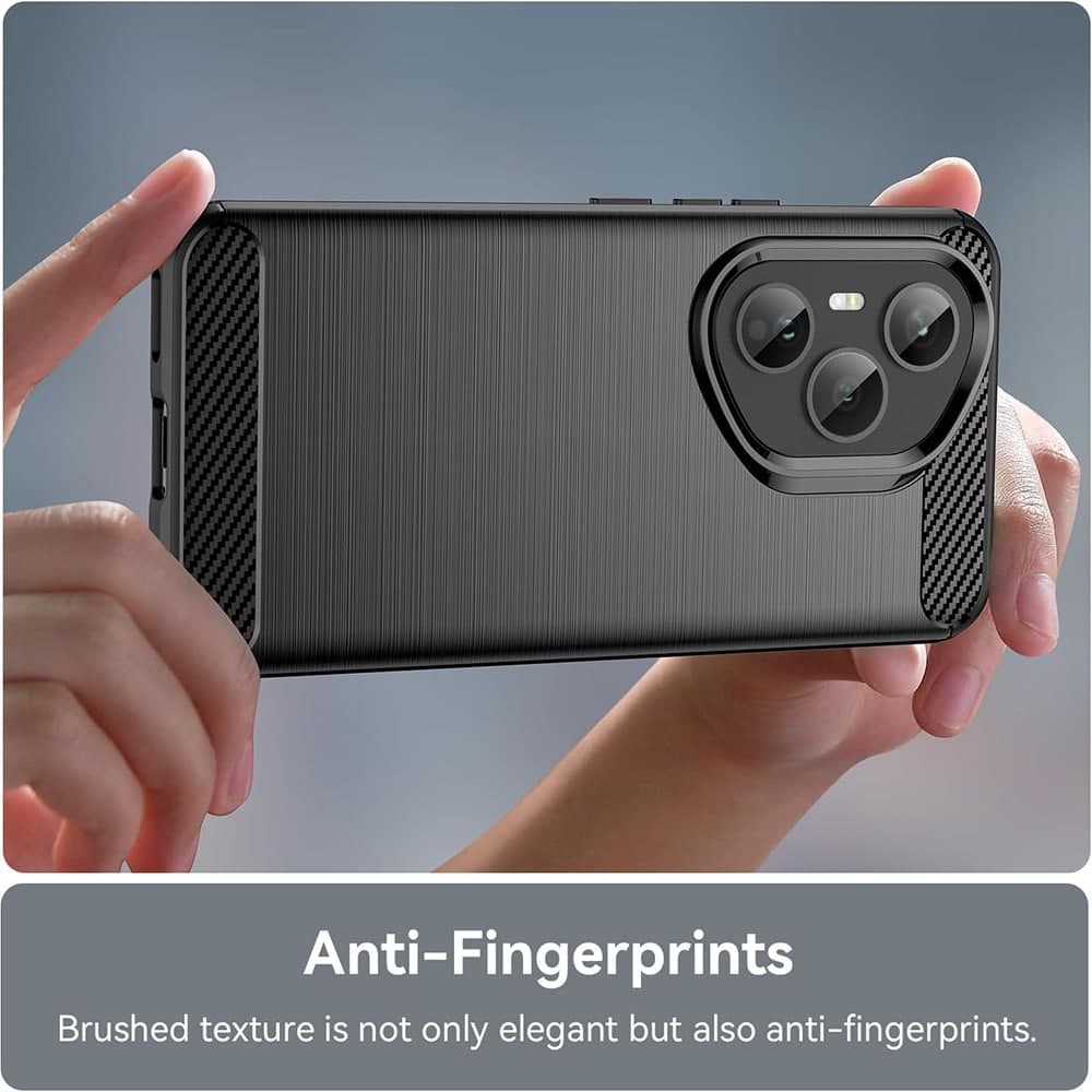 Techsuit Carbon Silicone - θήκη για Honor 400 Pro - Μαύρο 2