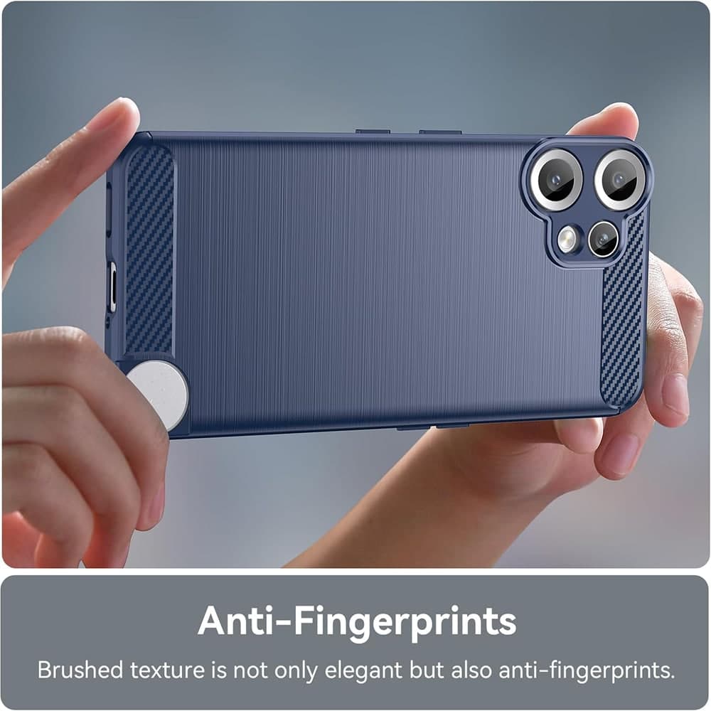 Techsuit Carbon Silicone - θήκη για Nothing CMF Phone 2 Pro - Μπλε 3