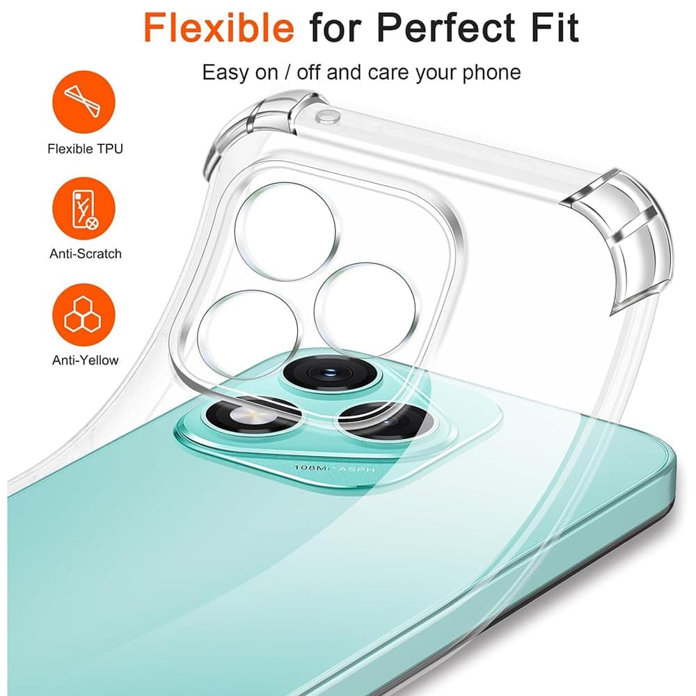 Techsuit Shockproof Clear Silicone - θήκη για Honor 400 Lite - Διάφανο 2