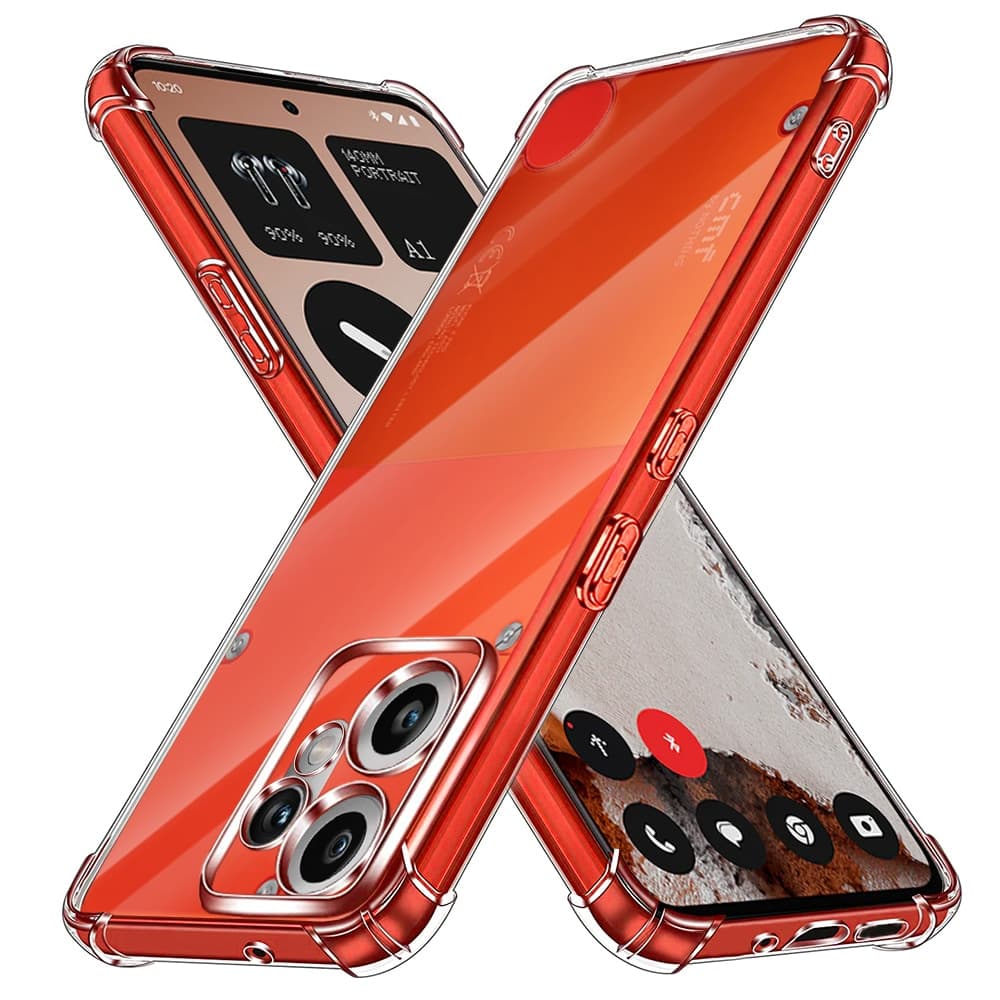 Techsuit Shockproof Clear Silicone - θήκη για Nothing CMF Phone 2 Pro - Διάφανο