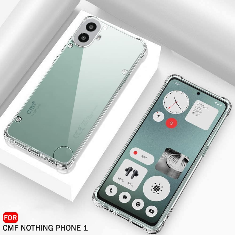 Techsuit Shockproof Clear Silicone - θήκη για Nothing CMF Phone 2 Pro - Διάφανο 6