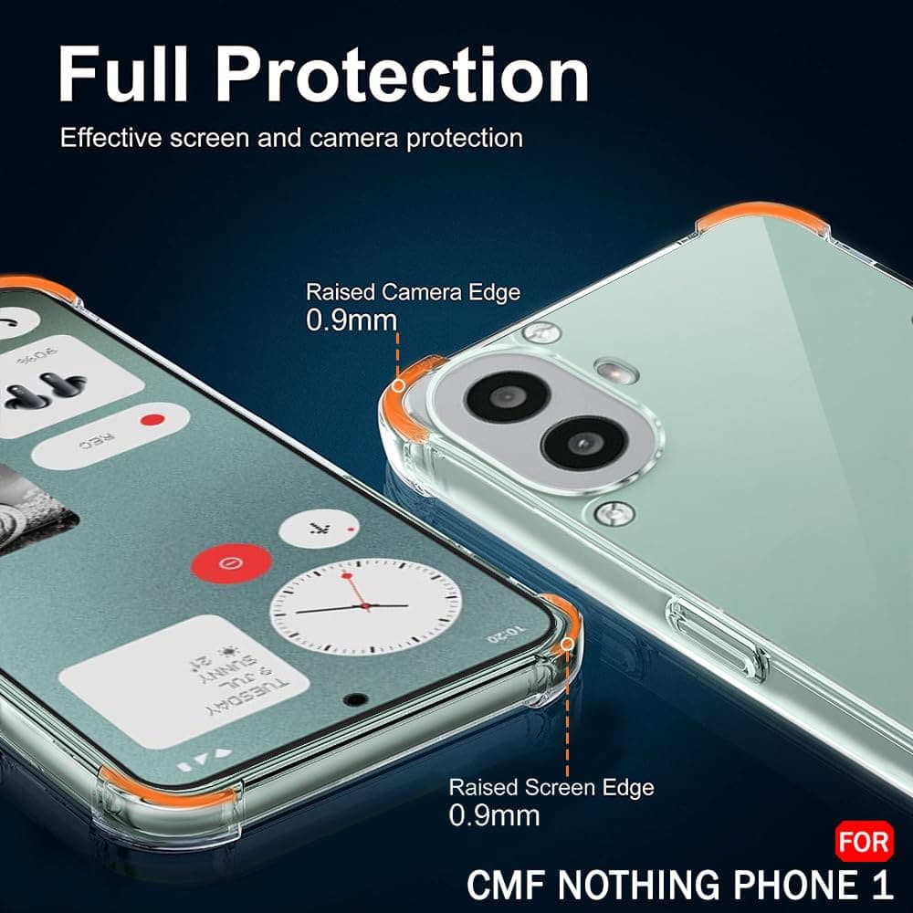 Techsuit Shockproof Clear Silicone - θήκη για Nothing CMF Phone 2 Pro - Διάφανο 4