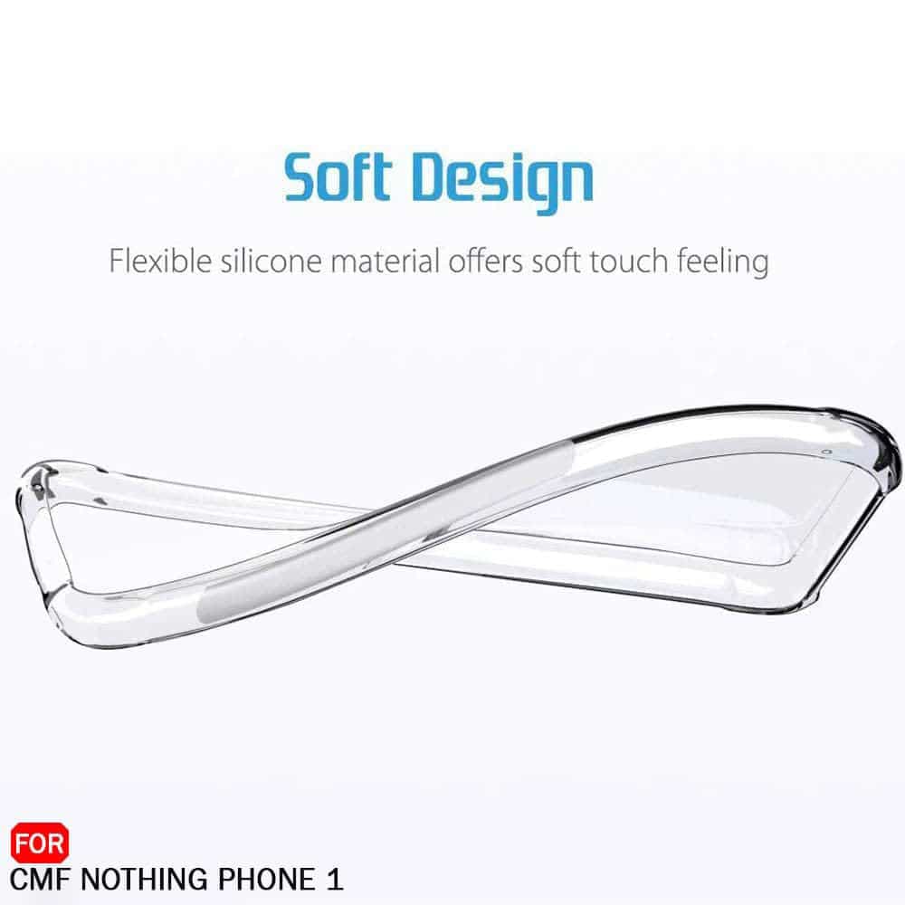 Techsuit Shockproof Clear Silicone - θήκη για Nothing CMF Phone 2 Pro - Διάφανο 5