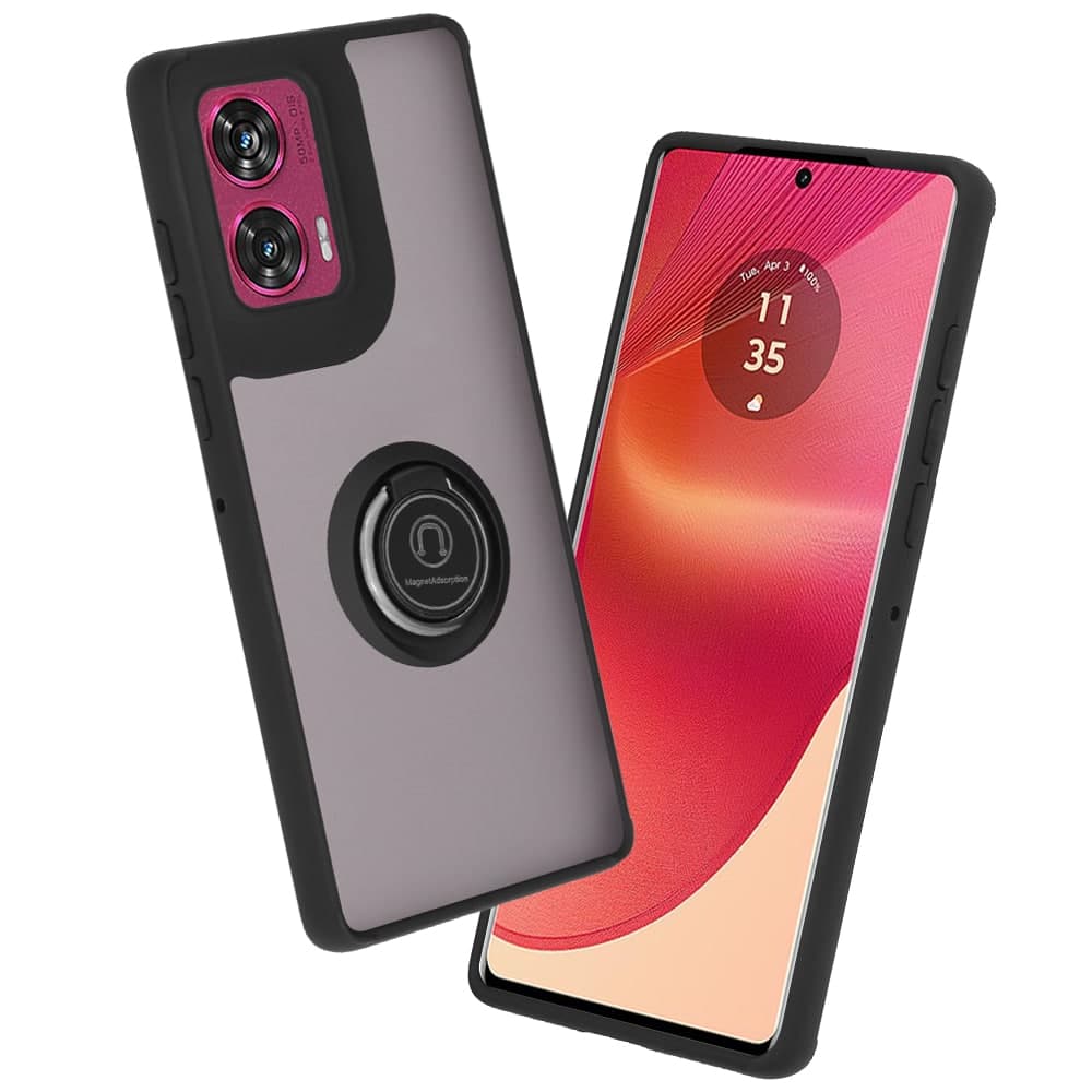 Techsuit Glinth - θήκη για Motorola Edge 50 Fusion - Μαύρο