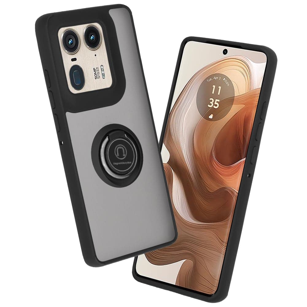 Techsuit Glinth - θήκη για Motorola Edge 50 Ultra - Μαύρο