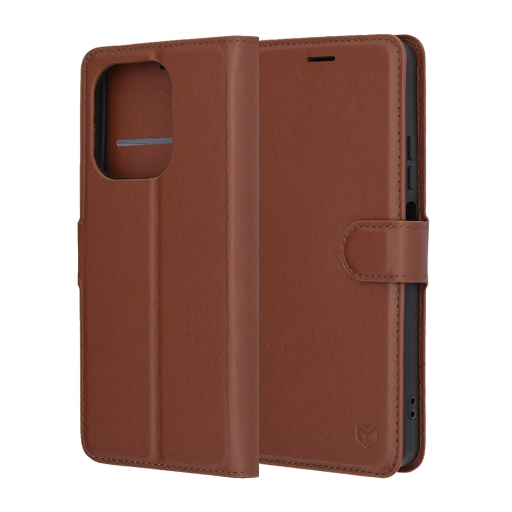 Techsuit Leather Folio - θήκη για Oppo A5 Pro 4G - Καφέ 6