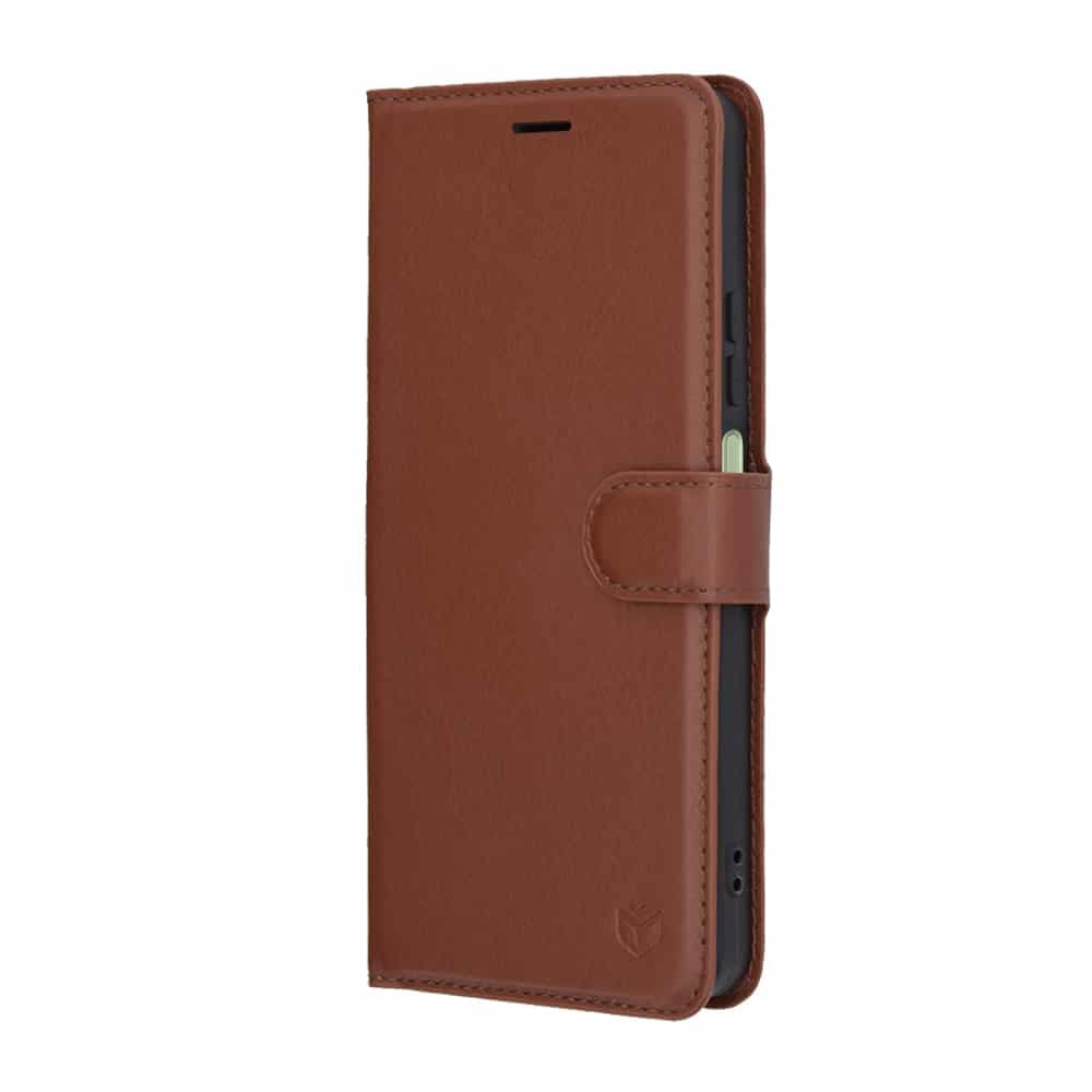 Techsuit Leather Folio - θήκη για Oppo A5 Pro 4G - Καφέ 4