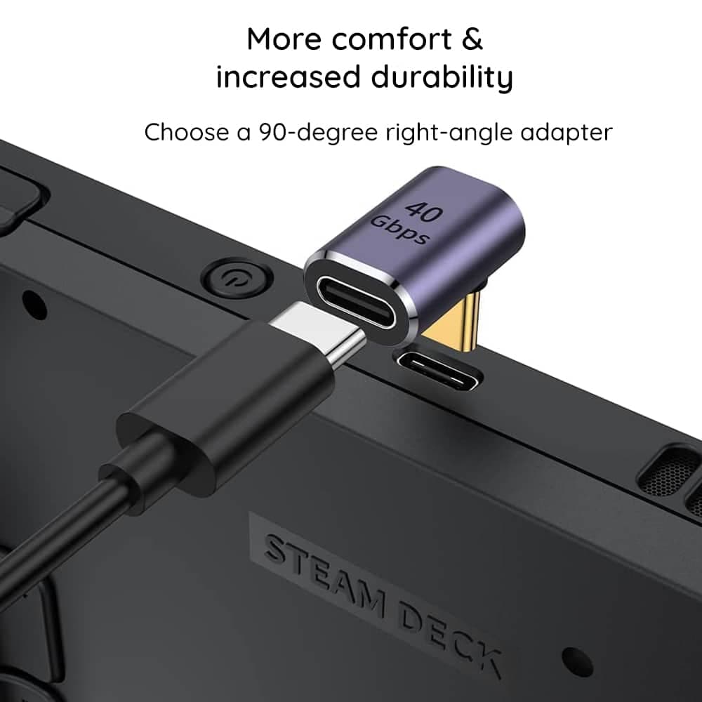 Techsuit - Premium OTG Adapter TitanCoreX (A12) - Type-C σε Type-C, 40Gbps, 3A, Plug and Play, Υποστήριξη γρήγορης φόρτισης PD - Γκρι 5
