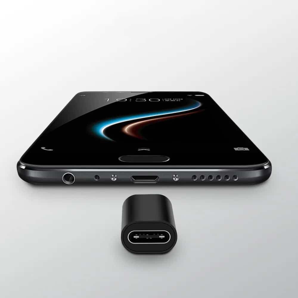 Techsuit - (3 τεμάχια) Premium OTG Adapter TriFlashX (A19) - 3x Type-C σε USB/Micro-USB/Lightning, Κράμα αλουμινίου - Μαύρο 4