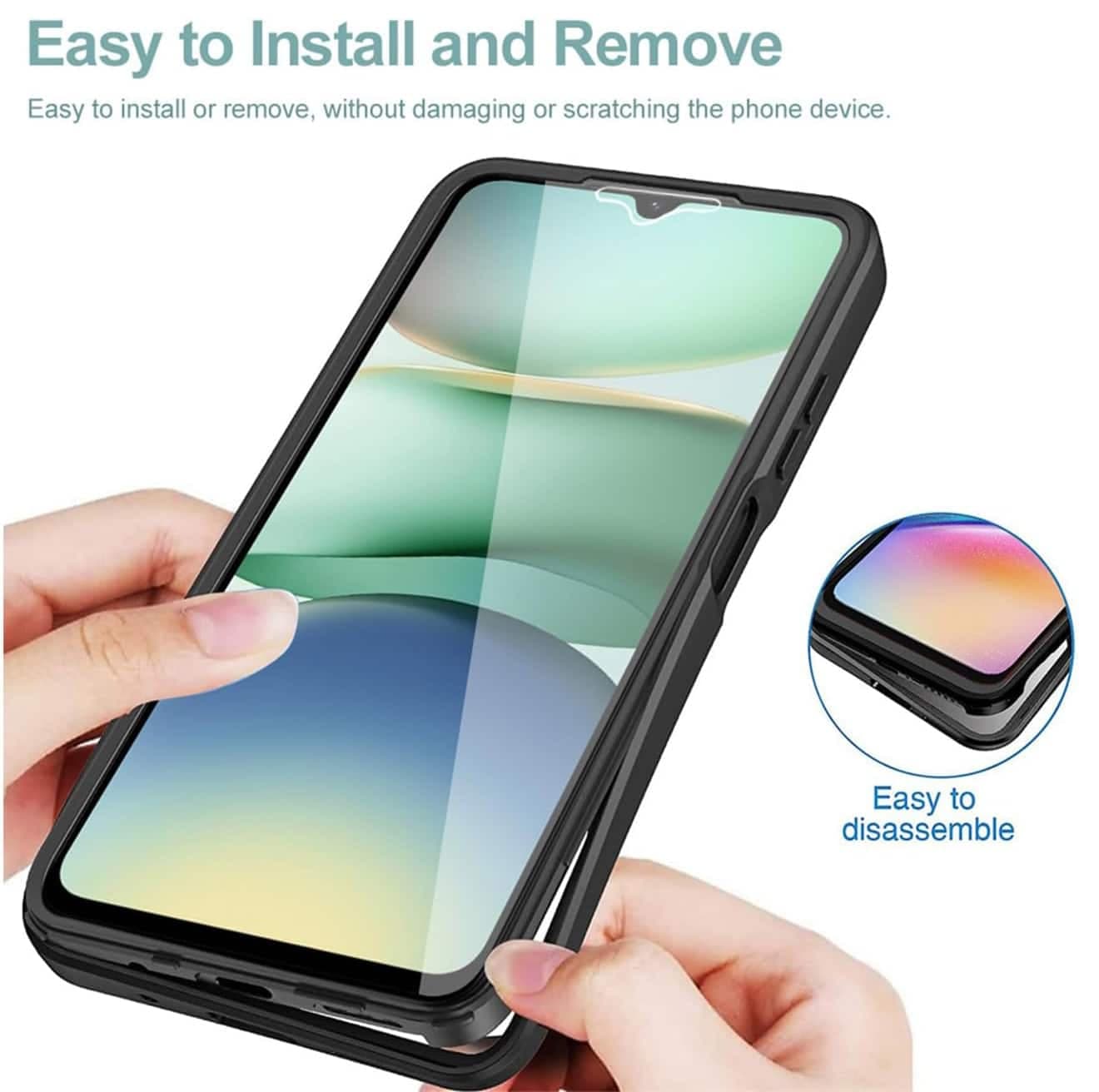 Techsuit ColorVerse 360 - θήκη για Xiaomi Redmi A5 4G - Ροζ 5
