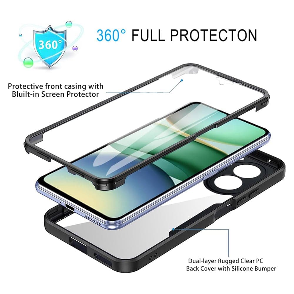 Techsuit ColorVerse 360 - θήκη για Xiaomi Redmi A5 4G - Ροζ 4