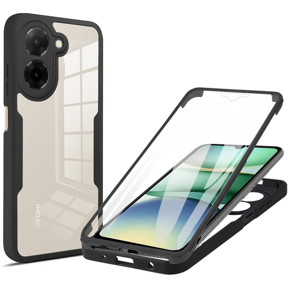 Techsuit ColorVerse 360 Series - θήκη για Xiaomi Redmi A5 4G - Μαύρο