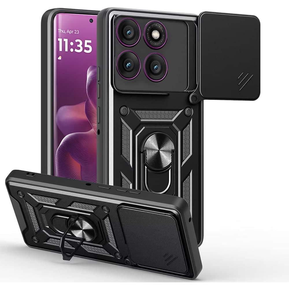 Techsuit CamShield Series - θήκη για Motorola Edge 60 Pro - Μαύρο